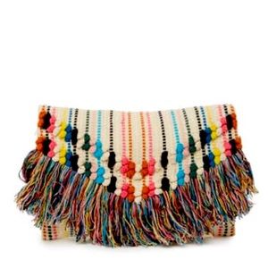 Sondra Roberts
Knit Fringe Clutch